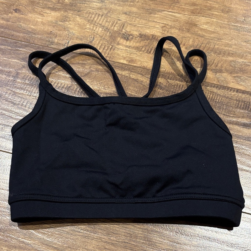 Stylish Black Kids Mondor dance crop Top sports bra